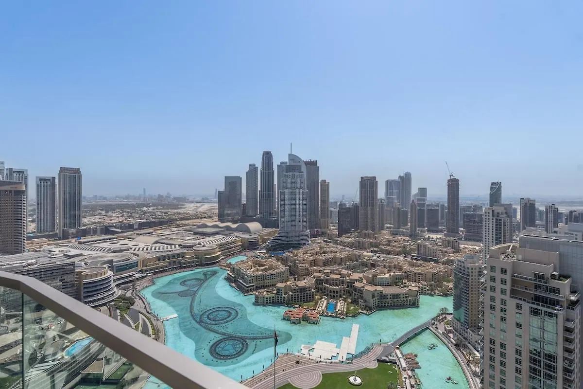 Lux 3 Bedroom & Maidroom Burj & Fountain View 1Gbps Wifi Dubai Apartamento